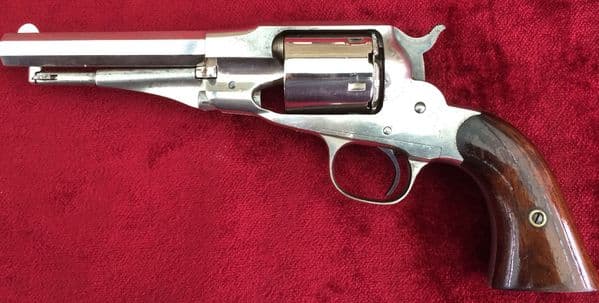 X X X  SOLD  X X X  A very fine American Remington single action New model Rimfire revolver .38 r/f.  Probably unfired condition. Ref 8697.